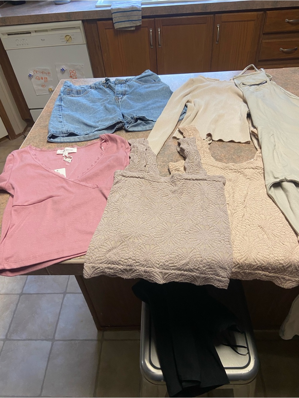 Top/Jumper/shorts lot